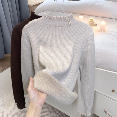 半高领打底衫女内搭秋冬