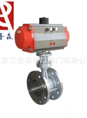 不锈钢硬密封法兰蝶阀/气动不锈钢硬密封法兰蝶阀D343W-16P蝶阀艾