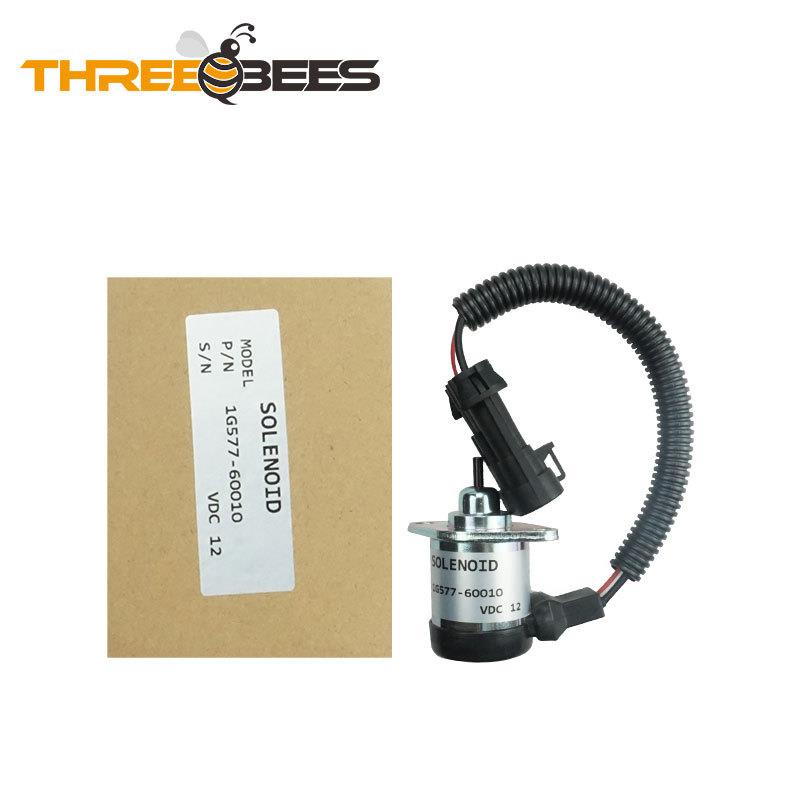 挖掘机配件1G577-60010发动机熄火开关熄火电磁阀