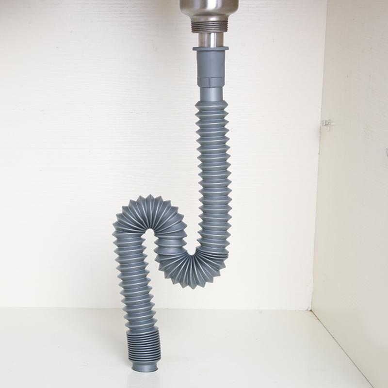 洗手盆下水管防臭防腐伸缩软管厨房卫生间排水加长设计实用配件