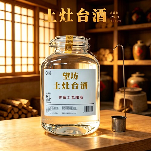 望坊灶台酒52度浓香5000ml清仓
