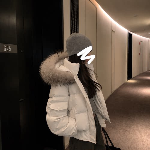 冬季小个子短款加厚保暖棉服女