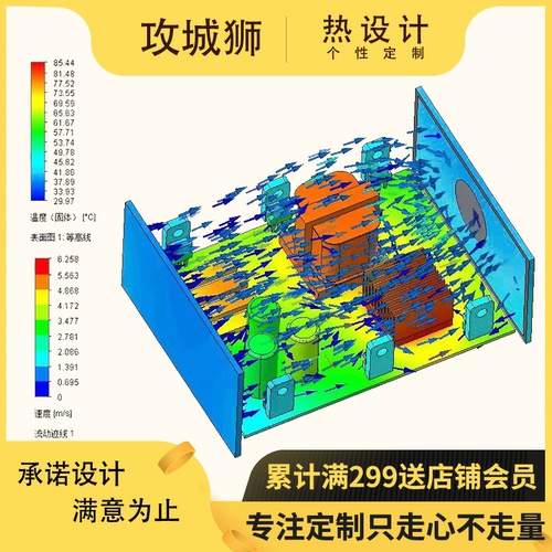 热仿真 热设计 散热设计 机箱 Ansys Icepak 有限元分析