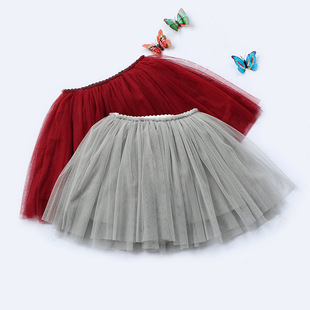 princess baby mesh fluffy dress女宝松紧腰蓬松网纱公主裙 girl