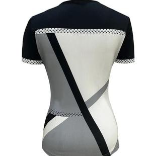 and contrast striped elegant digital knitted sleeves