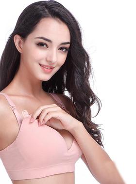Large size maternity bra one piece breastfeeding thin large