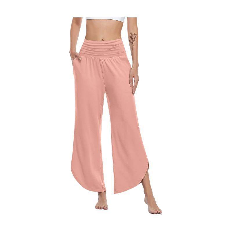 pants casual fabric elastic loose elegant wear womens