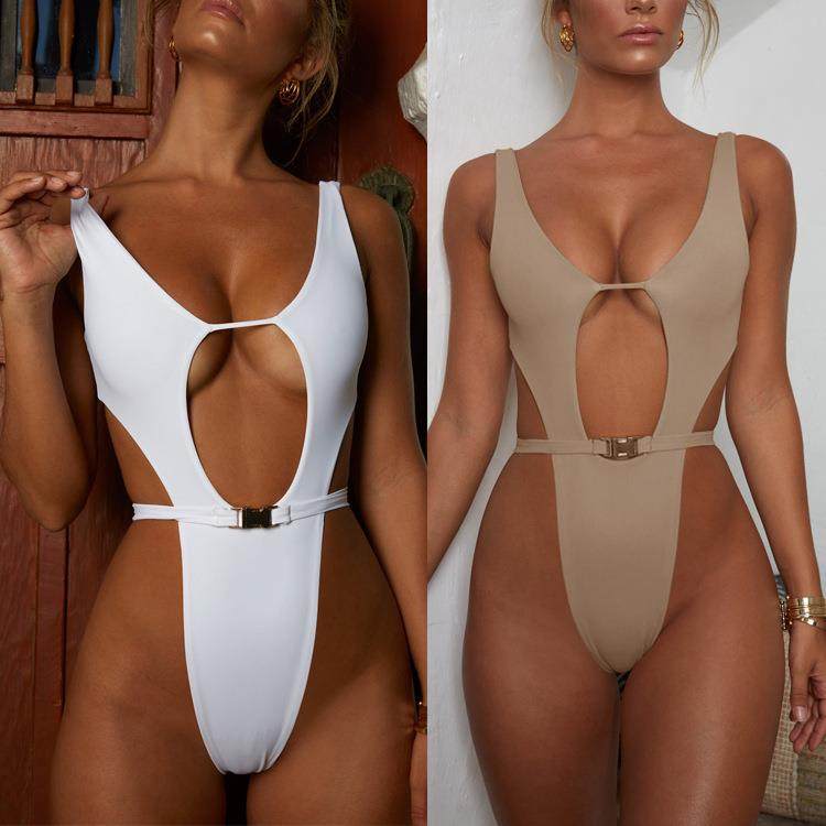 sexy crotchless blue lingerie women hollow bodysuit erotic