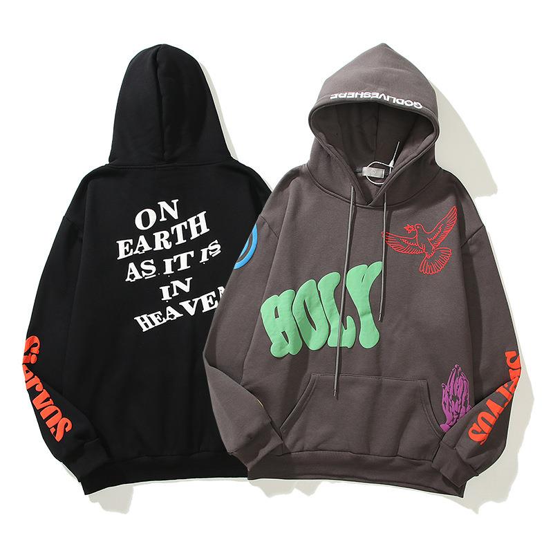 pullover smiley hoodie face sweater men women