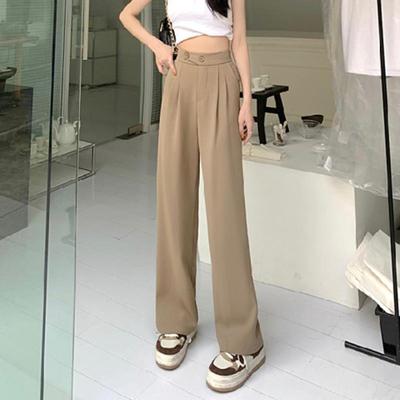 pants wide-leg floor-length casual loose drapey slimming