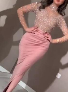 robe buttocks tops night ball long hollow out dress ladies