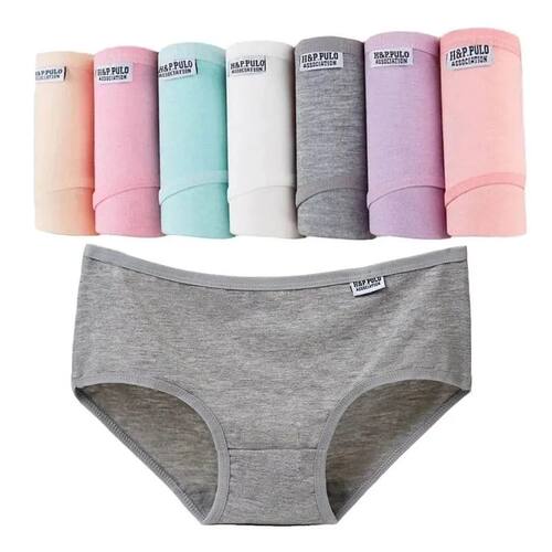 7Pcs/Lot Women's Panties Plus Size Underwear Cotton Briefs G