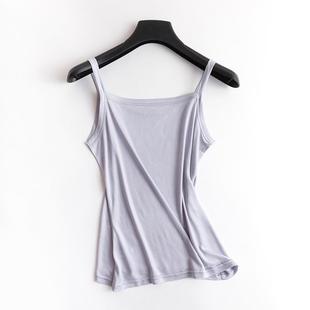 inner tank outdoor summer women wear silk top for base