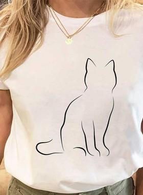 letter sweet print stock -shirt in available selling neck