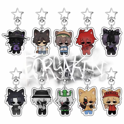 罗布乐思accessoires roblox forsaken周边亚克力钥匙扣挂件