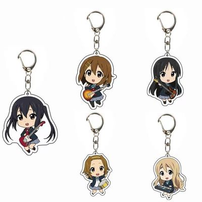 轻音少女动漫周边钥匙扣平泽唯秋山澪田井中律挂件
