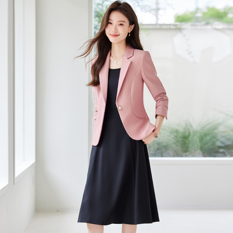 气质西装外套2025新款女士高级感西服秋季小香风超好看薄款外套
