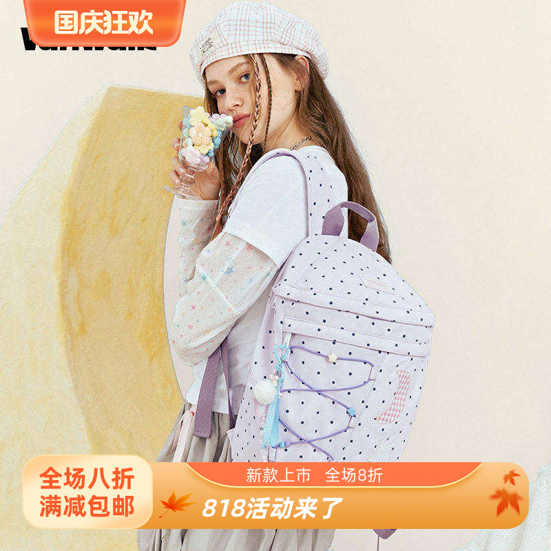 VANWALK 新款Starry小众ins双肩包女生旅游出行高中书包电脑背包图片