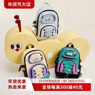 VANWALK小花园系列 原创小众大学生双肩包大容量撞色书包痛包背包