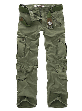 Cotton multi-pocket outdoor camouflage pants多口袋户外迷彩裤