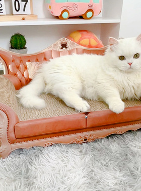 猫抓板猫耐磨沙发一体猫咪抓窝爪板瓦楞纸床磨爪玩具蹭痒器贵妃椅