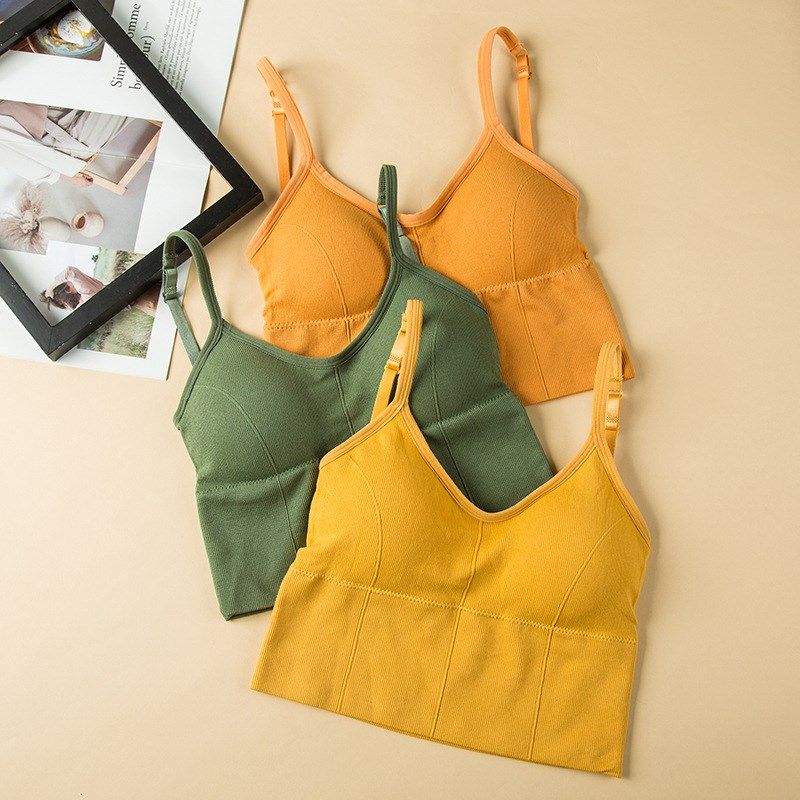 。内心女背心式冰凉美背一体式文胸美胸美背内衣打底大U背内衣背