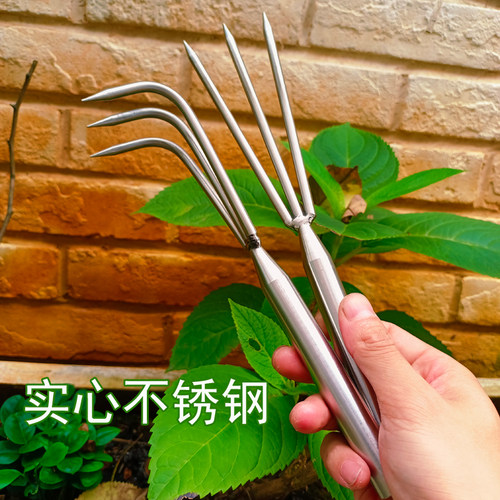 洛华园艺工具实心不锈钢