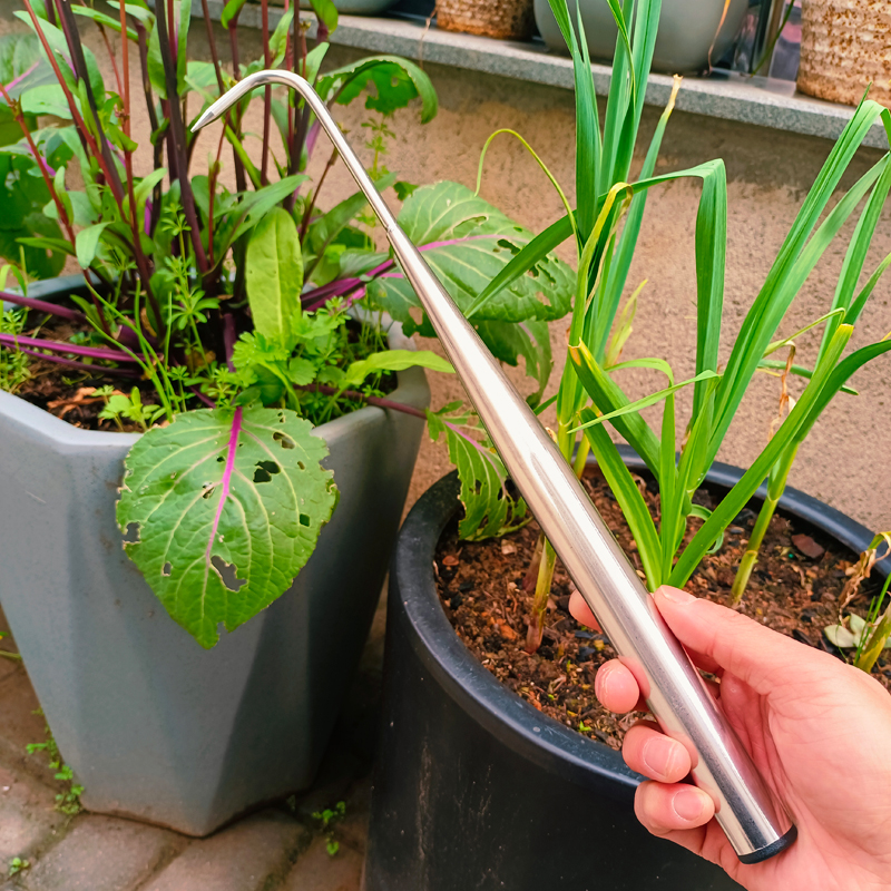 洛华园艺松土工具加长不锈钢好用