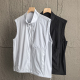 外贸户外运动休闲立领防晒马甲背心 春夏男士 机能凉感 速干透气