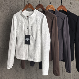 荃棉夹克女春季 显瘦运动立领短款 休闲外套短外套 修身 户外山系