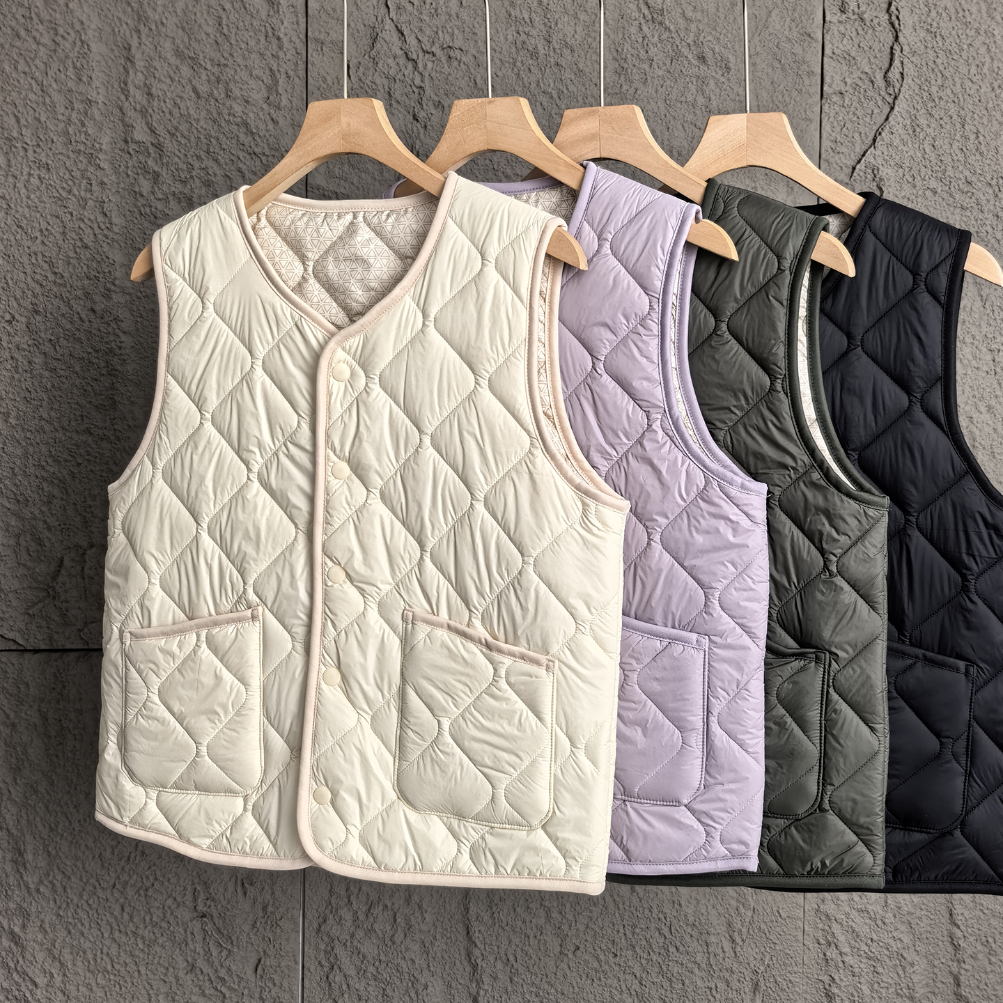 自发热情侣款锁温轻薄背心马甲