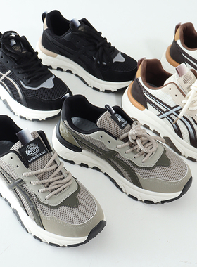 39~44码男鞋透气潮百搭休闲防滑耐磨软底老爹鞋运动鞋男士潮鞋