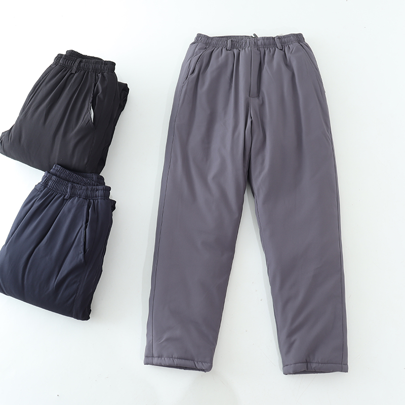 棉裤防泼水直筒夹棉加厚防风