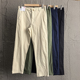 麻裤 子外贸原男装 混纺男裤 男夏季 休闲裤 直筒薄款 男士 亚麻裤 长裤
