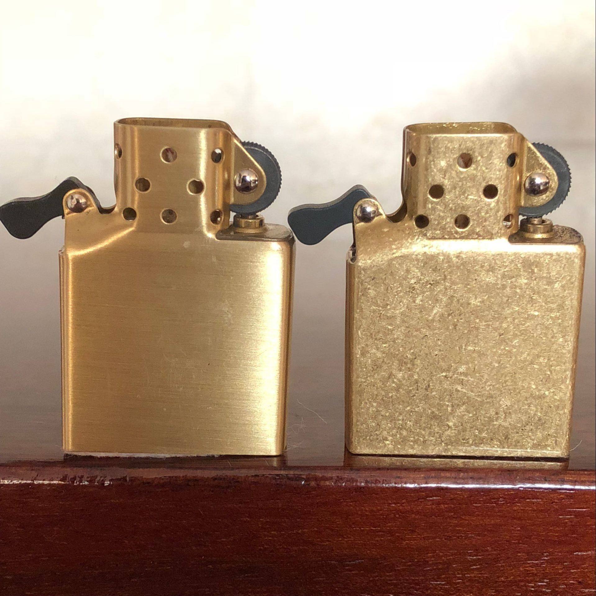 适用zippo通用手t工纯铜内胆配件耗材打火机黄铜 煤油机芯佐罗包