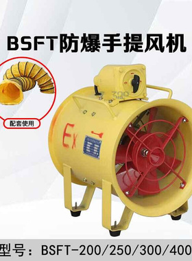 极速现货 FT-200/250/300/400/500mm爆型手Q提移动轴流风机船M用