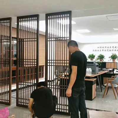 镂空隔断b雕花板客厅屏风欧式花格Y实木背景墙玄关密度板实木雕隔