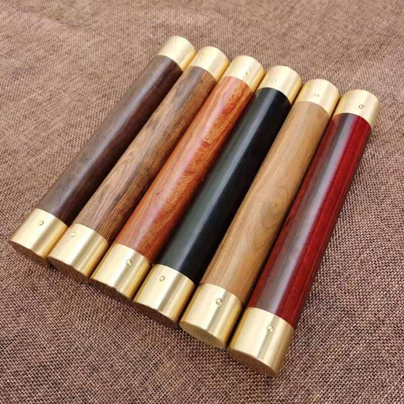 迷你款 把玩棍黑檀红v木文玩手把棍随身把件家居饰品木雕收藏送礼