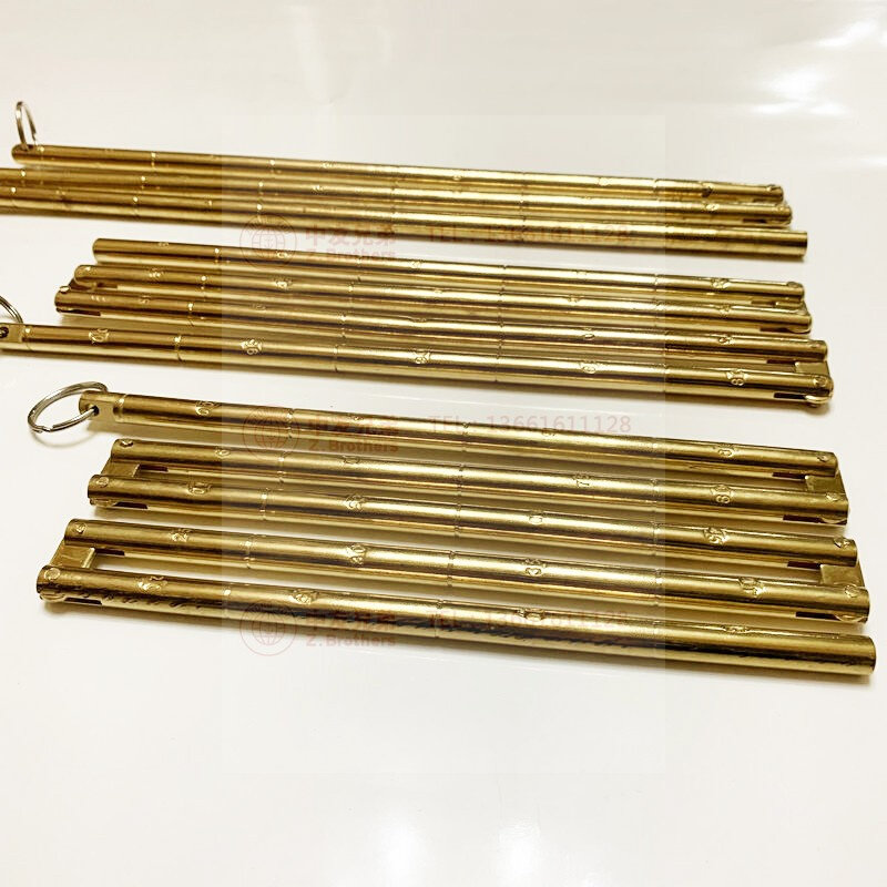 船用 测深杆 测深尺 370306量水深铜刻度尺 铜折尺r量油尺 测深锤