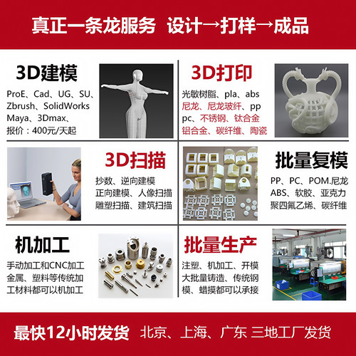 我型我速3d建模代做画工业产品外观模型设计maya人物犀牛建模渲染