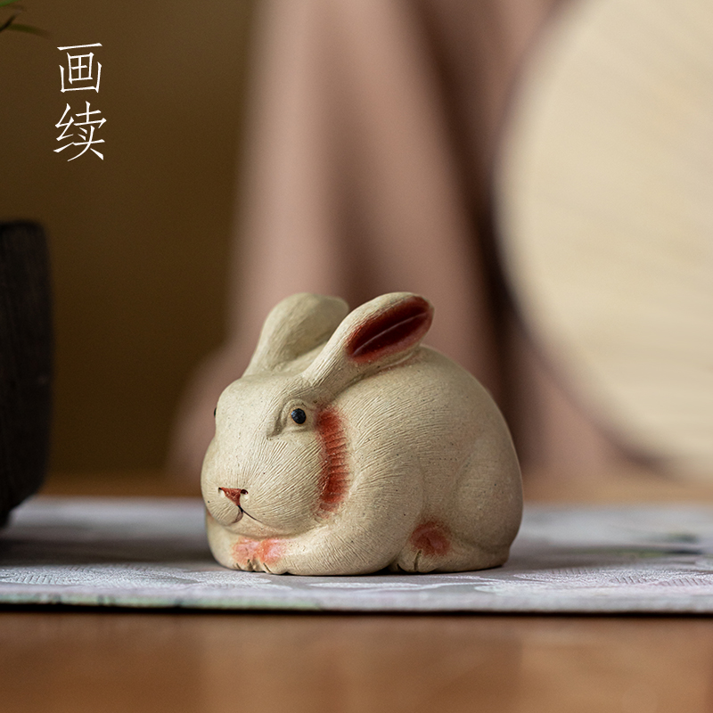 兔子紫砂茶宠可养创意茶玩