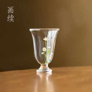 高硼硅耐高温玻璃茶杯闻香杯主人杯单杯女单个高档功夫茶具品茗杯