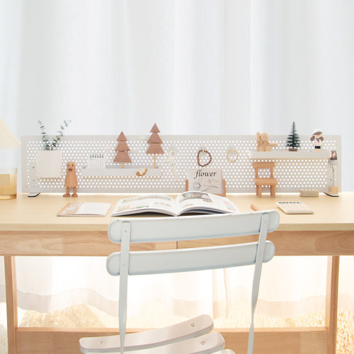 办公桌书桌挡板防掉落边缘洞洞板