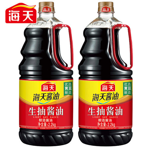 海天生抽酱油2.2kg大桶装
