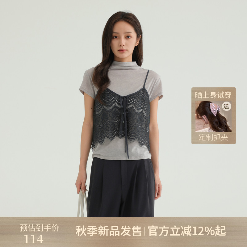 AIRIQI秋季新款吊带+毛衫套装图片