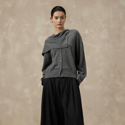 AIRIQI26春新款可拆卸针织开衫