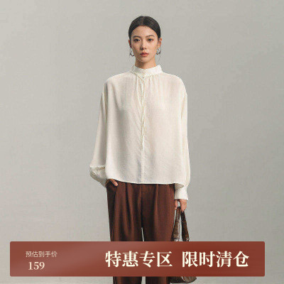 AIRIQI冬季新款休闲长袖衬衫小衫