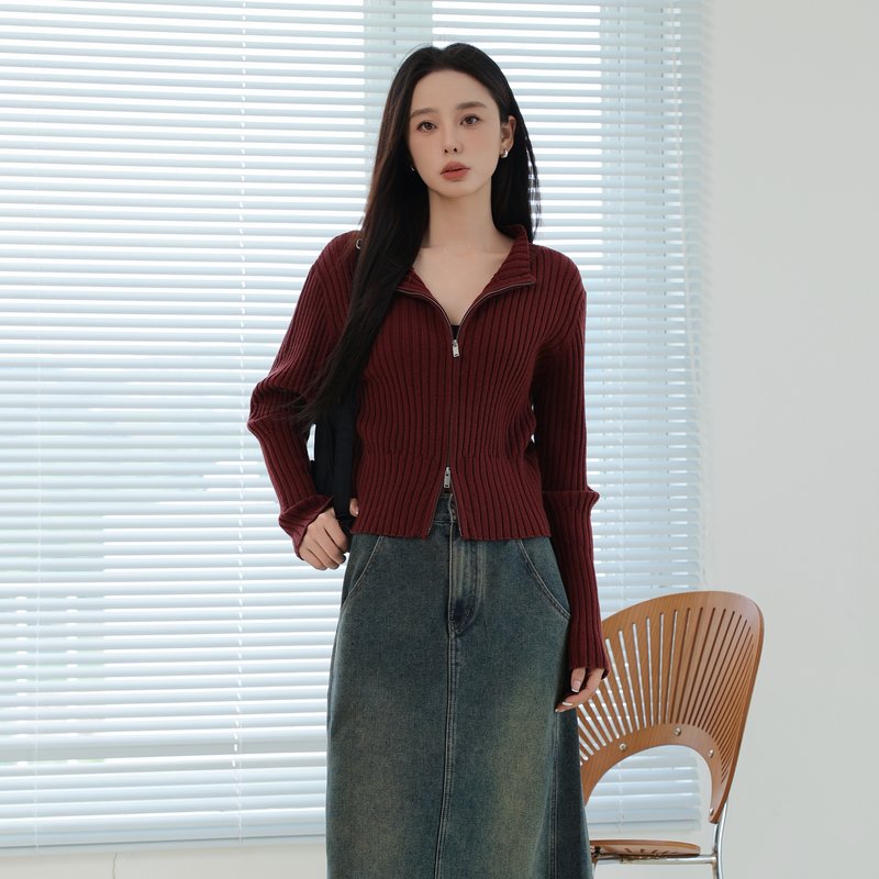 AIRIQI秋季新款羊毛针织开衫