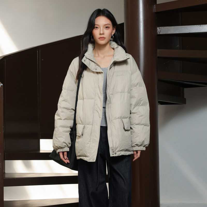 AIRIQI冬季新款宽松羽绒服外套