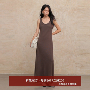 黑标BAIZHUO商场同款 简约通勤羊毛针织连衣裙AZ53LQ282 25秋新款